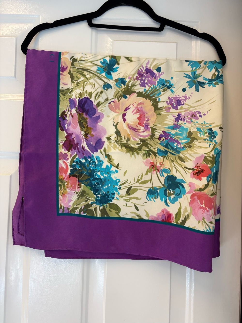 Gucci Floral Silk Scarf